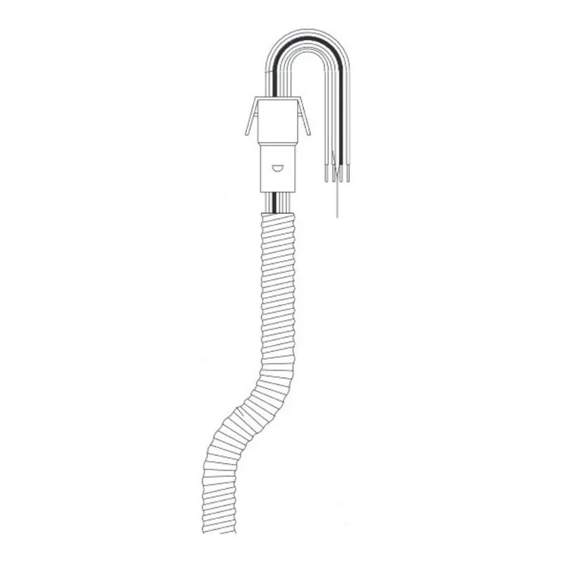 Metallic Whip, 18/3 AWG Solid, 3/8" Flex, 6' Long, 30 Pack