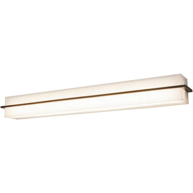 Apex LED 50.5 inch Espresso Bath Vanity Wall Light in Jute