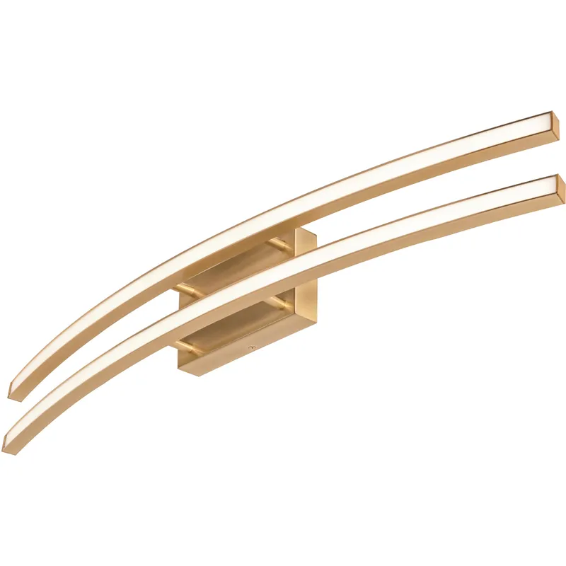 Harper 2 Light 36.38 inch Satin Brass Vanity Light Wall Light