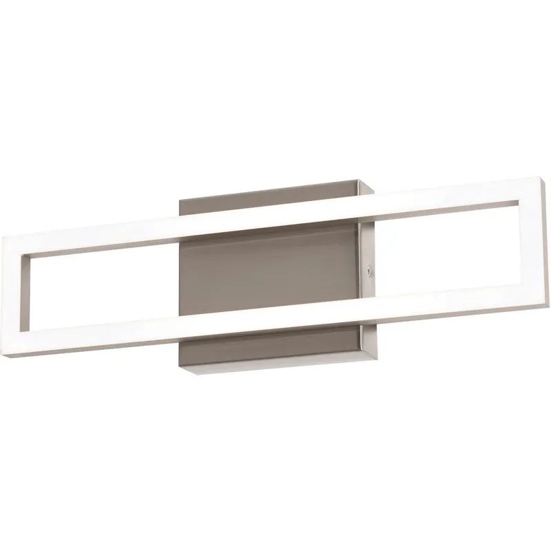 Zola LED 13.77 inch Satin Nickel Vanity Light Wall Light