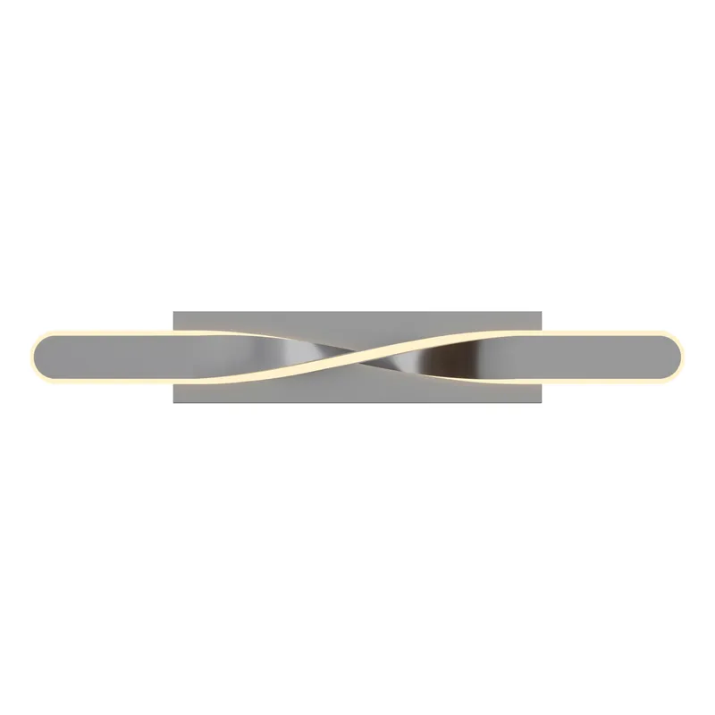 Twist 2 Light 23.8 inch Satin Nickel Bath Vanity Wall Light