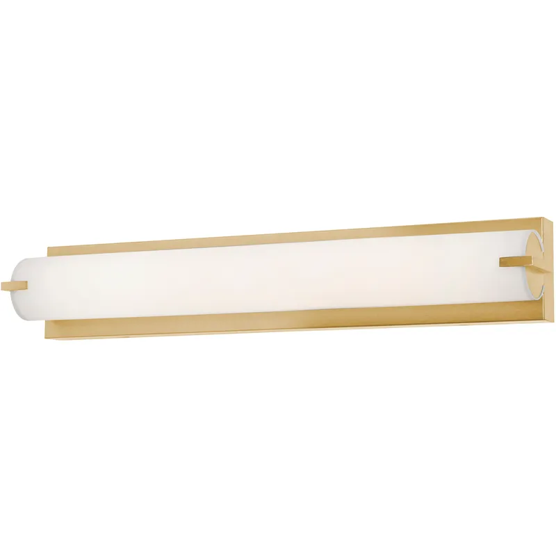 Axel LED 24.75 inch Satin Brass Bath Vanity Wall Light