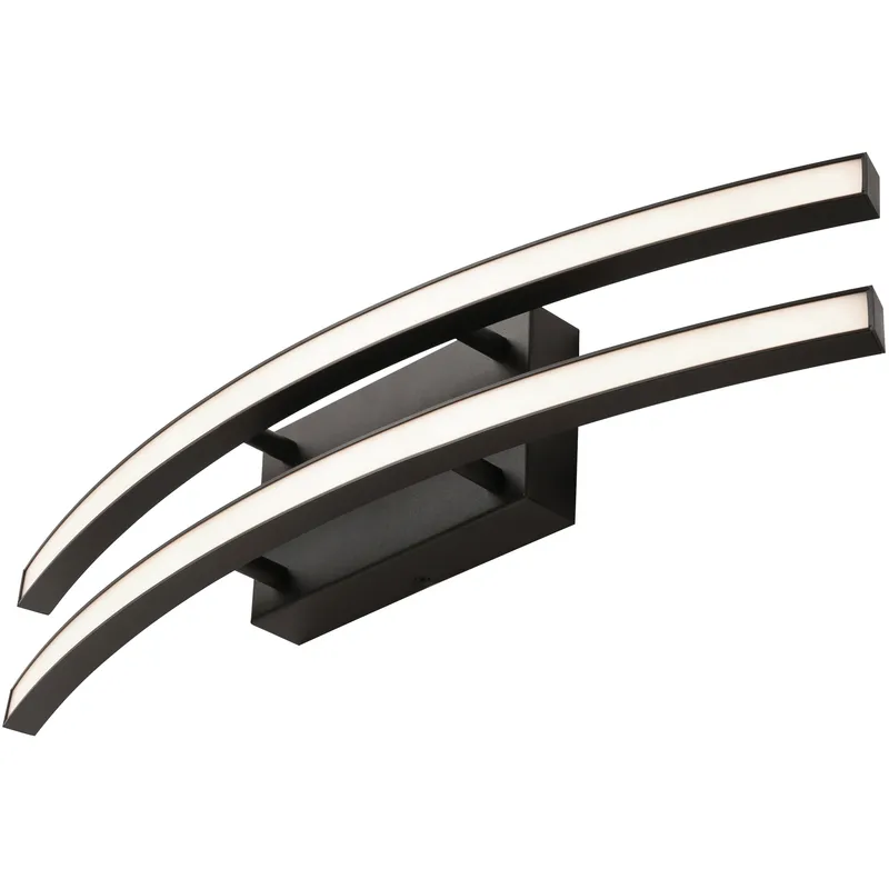 Harper 2 Light 24.75 inch Black Vanity Light Wall Light