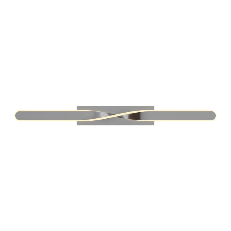 Twist 2 Light 35.75 inch Satin Nickel Bath Vanity Wall Light