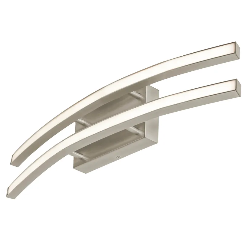 Harper 2 Light 24.75 inch Satin Nickel Vanity Light Wall Light