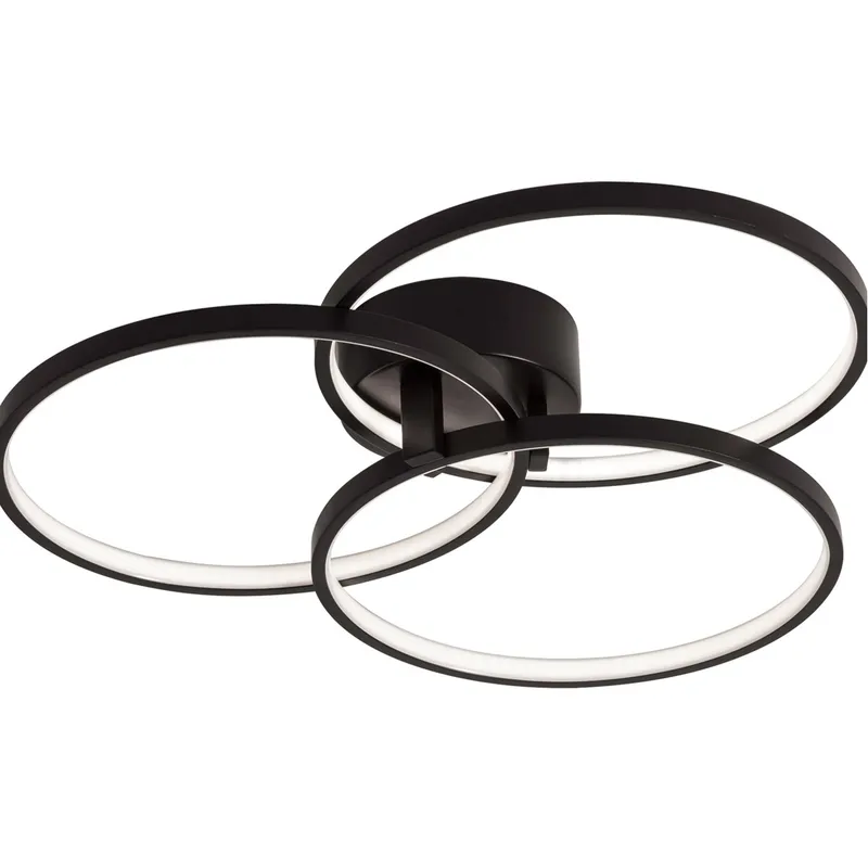 Orion LED 15.75 inch Black Flush Mount Ceiling Light