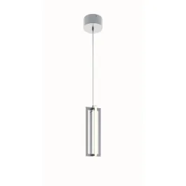 AFX Cass 12" LED Pendant - 3000K - 120V - Satin Nickel
