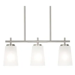 AFX Joanna 3-Light Linear Pendant - 120V - Satin Nickel