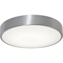 AFX Octavia 12" LED Flush Mount - CCT Selectable - 120V - Brushed Aluminum