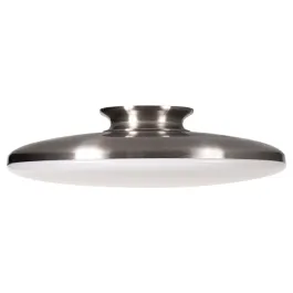 AFX Skye 19" LED Flush Mount - CCT Selectable - 120V - Satin Nickel