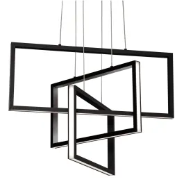 AFX Cole 24" LED Pendant - 3000K - 120V - Black