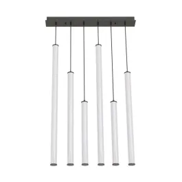 AFX Caden 6-Light LED Linear Pendant - 3000K - 120-277V - Black