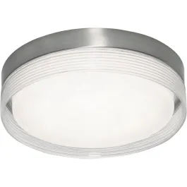 AFX Tribeca 12" LED Flush Mount - CCT Selectable - 120V - Satin Nickel