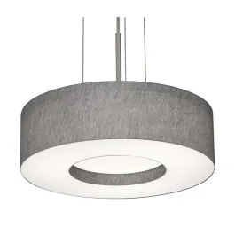 AFX Montclair 12" LED Pendant - CCT Selectable - 120-277V - Satin Nickel / Gray