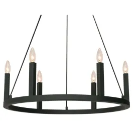 AFX Grace 6-Light Pendant - 120V - Black