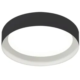 AFX Reveal 12" LED Flush Mount - 3000K - 120-277V - Black / White