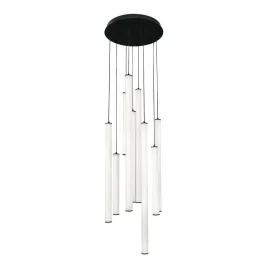 AFX Caden 9-Light LED Round Pendant - 3000K - 120-277V - Black