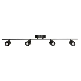 AFX Core 4-Light LED Fixed Rail Track Light - 3000K - 120V - Black
