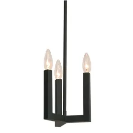 AFX Grace 3-Light Mini Pendant - 120V - Black