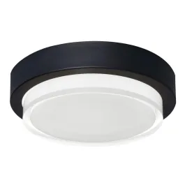 AFX Elm 9" LED Flush Mount - CCT Selectable - 120-277V - Black