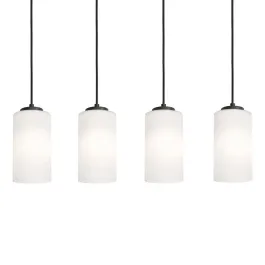 AFX Leo 4-Light Linear Pendant - 120V - Black