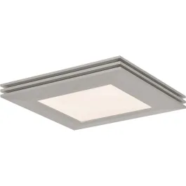 AFX Sloane 15" LED Flush Mount - 3000K - 120V - Satin Nickel