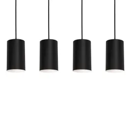 AFX Tyke 4-Light Linear Pendant - 120V - Black