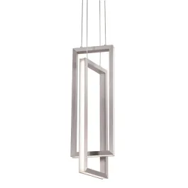 AFX Cole 6" LED Pendant - 3000K - 120V - Satin Nickel