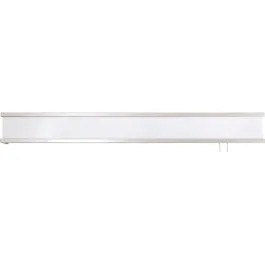 AFX Randolph 50" LED Overbed Light - 3000K - 120V - Satin Nickel / Linen White
