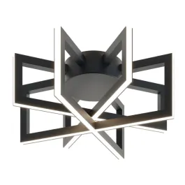 AFX Cass 13" LED Semi-Flush Mount - 3000K - 120V - Black