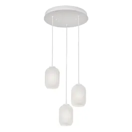 AFX Callie 3-Light Round Pendant - 120V - White