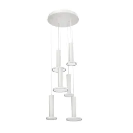 AFX Luna 6-Light LED Round Pendant - 3000K - 120V - White