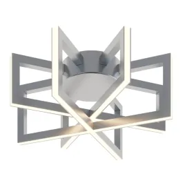 AFX Cass 13" LED Semi-Flush Mount - 3000K - 120V - Satin Nickel