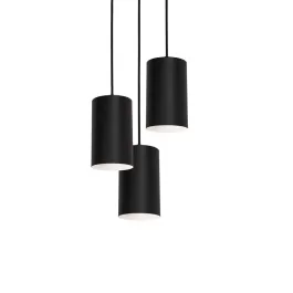AFX Tyke 3-Light Round Pendant - 120V - Black