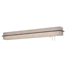 AFX Apex 50" LED Overbed Light - 3000K - 120V - Weathered Grey / Jute