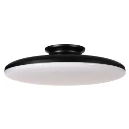 AFX Skye 19" LED Flush Mount - CCT Selectable - 120V - Black