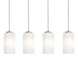 AFX Leo 4-Light Linear Pendant - 120V - Satin Nickel