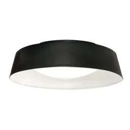 AFX Duncan 20" LED Flush Mount - CCT Selectable - 120-277V - Black