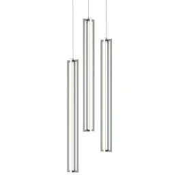 AFX Cass 3-Light Medium Round Pendant - 3000K - 120V - Satin Nickel