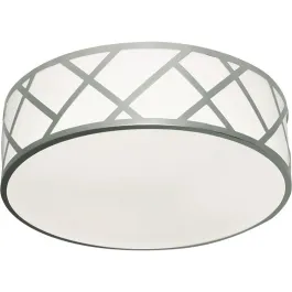 AFX Haven 17" LED Flush Mount - CCT Selectable - 120-277V - Satin Nickel