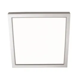 AFX Edge 9" Square LED Flush Mount - 3000K - 120V - Satin Nickel