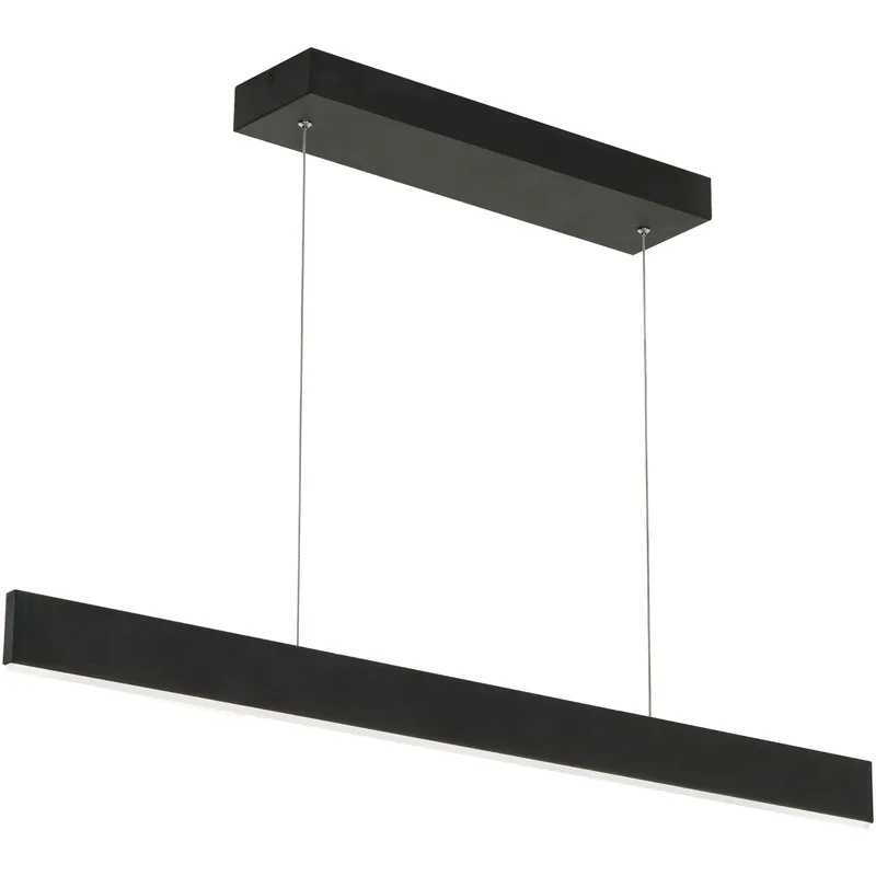 Stealth LED 0.63 inch Black Linear Pendant Ceiling Light