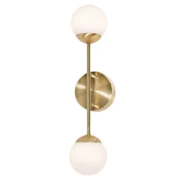 AFX Pearl 18" LED Wall Sconce - 3000K - 120V - Satin Brass
