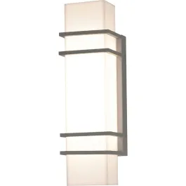 AFX Blaine 16" LED Outdoor Wall Sconce - 3000K - 120-277V - Textured Grey