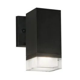 AFX Edmund 1-Light LED Outdoor Wall Sconce - CCT Selectable - 120-277V - Black