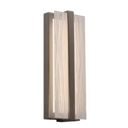 AFX Gallery 14" LED Wall Sconce - 3000K - 120V - Satin Nickel