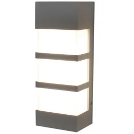 AFX State 12" LED Outdoor Wall Sconce - 3000K - 120-277V - Textured Grey