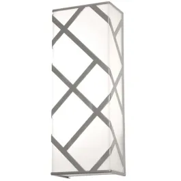 AFX Haven 13" LED Wall Sconce - CCT Selectable - 120-277V - Satin Nickel