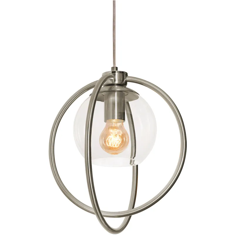 Jamie 1 Light 12.3 inch Satin Nickel Pendant Ceiling Light