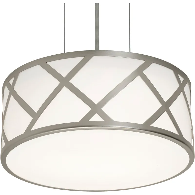 Haven 2 Light 12.63 inch Satin Nickel Pendant Ceiling Light